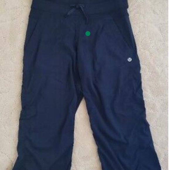 LULULEMON Dance Studio Crop pant Deep Indigo Blue Size 2 NEW - Picture 2 of 10